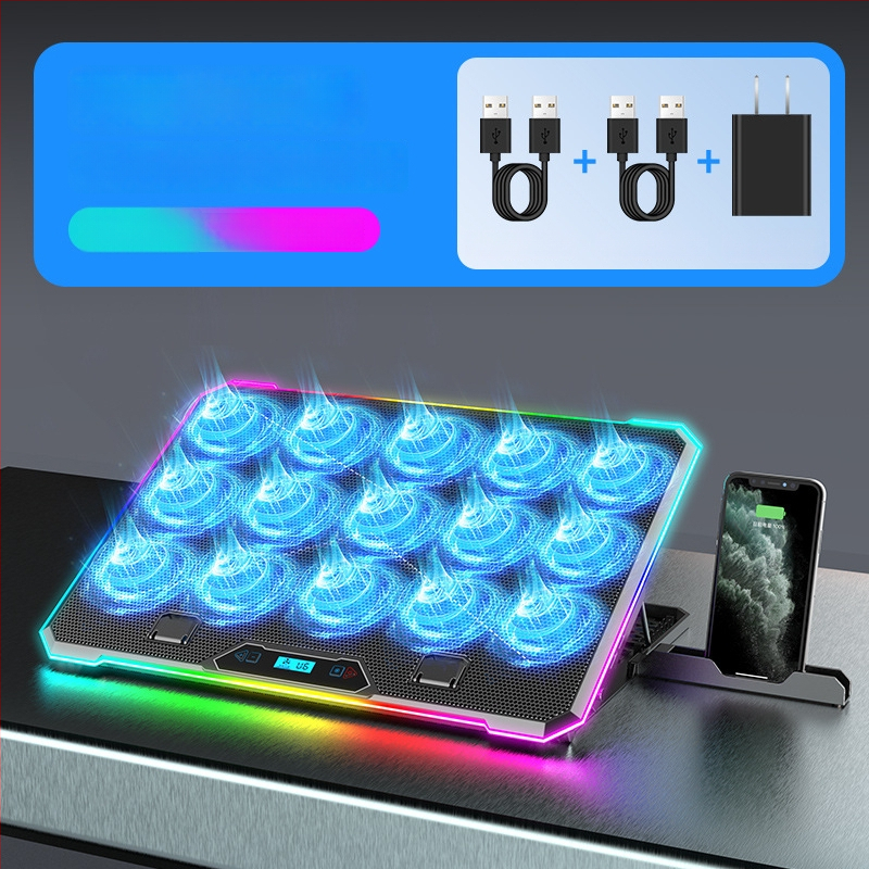 лаптоп охлаждаща поставка с въздушно охлаждане и безшумен режим