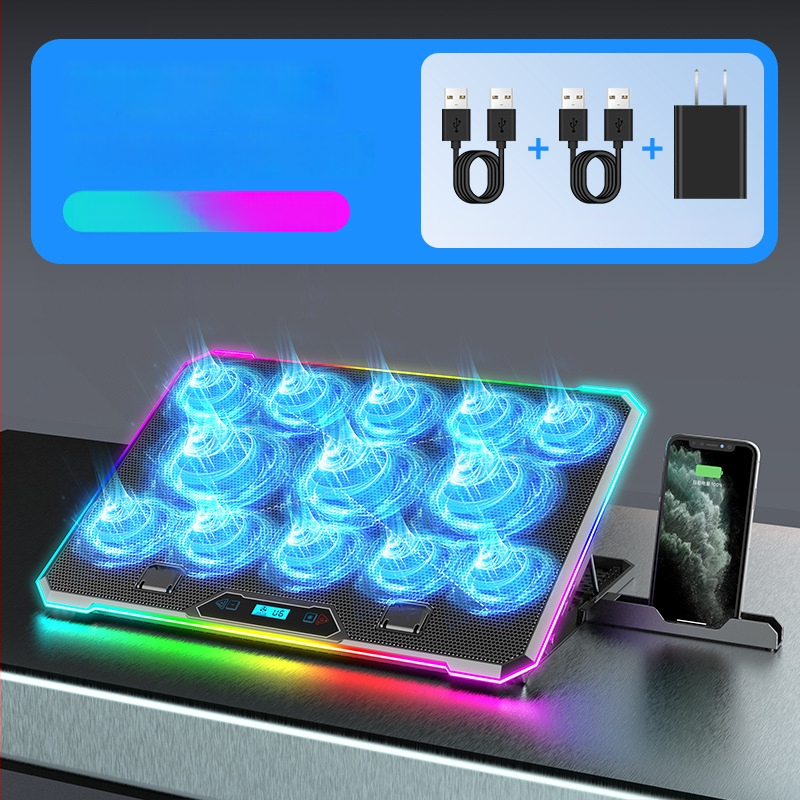 лаптоп охлаждаща поставка с въздушно охлаждане и безшумен режим