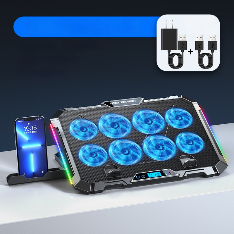 лаптоп охлаждаща поставка с въздушно охлаждане и безшумен режим