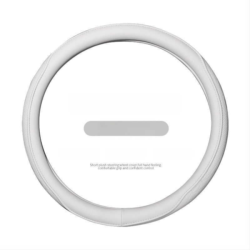 Калъф за волан на автомобил, перфорирана Наппа кожа, антихлъзгав и дишащ, всесезонен, универсална съвместимост