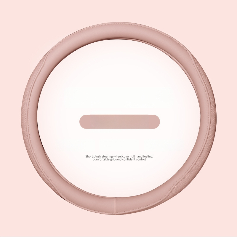 Калъф за волан на автомобил, перфорирана Наппа кожа, антихлъзгав и дишащ, всесезонен, универсална съвместимост