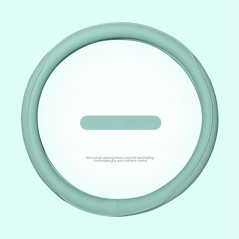 Калъф за волан на автомобил, перфорирана Наппа кожа, антихлъзгав и дишащ, всесезонен, универсална съвместимост