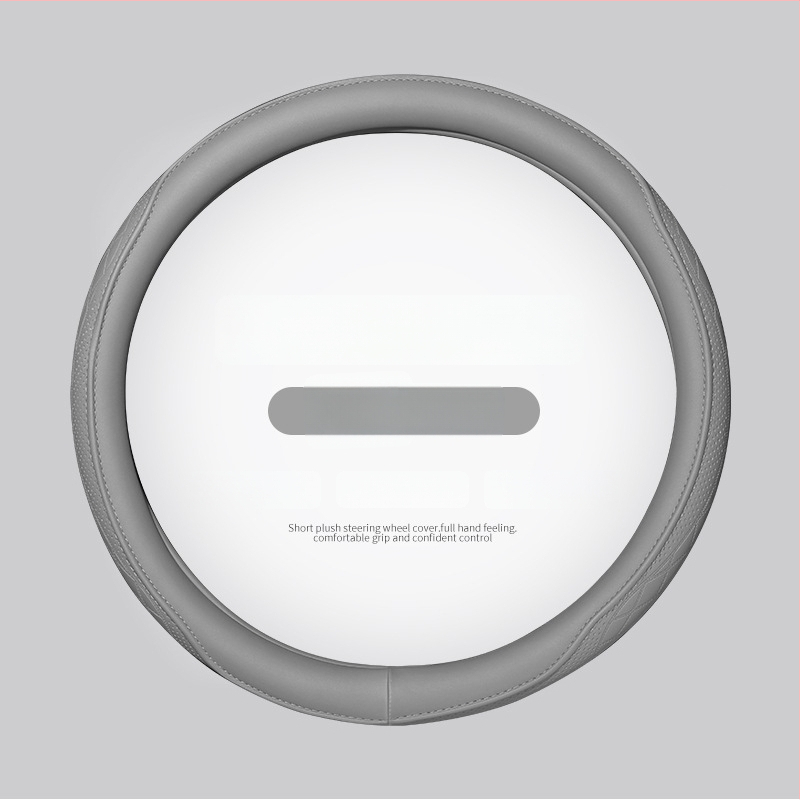 Калъф за волан на автомобил, перфорирана Наппа кожа, антихлъзгав и дишащ, всесезонен, универсална съвместимост