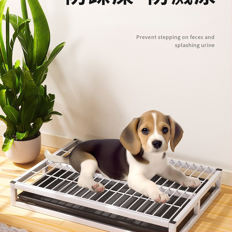 Τουαλέτα σκύλου με συρτάρι, ελκυστικό πάνα ούρων και ύφασμα από μεταξωτό λουλούδι