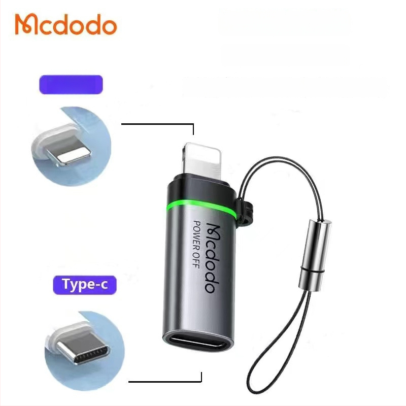 Mcdodo OT-553 Type-C към Lightning адаптер за Android и Apple устройства с бързо зареждане