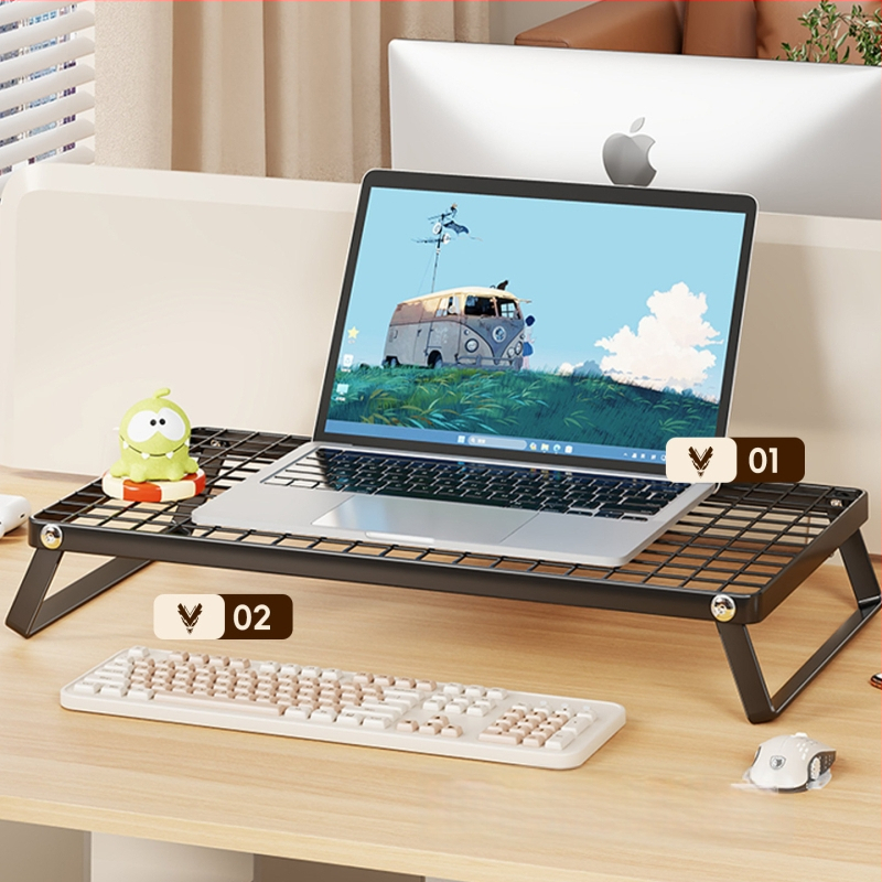 Στήριγμα για λάπτοπ και οθόνη – Με μεταλλική κατασκευή – Μάρκα Evesigar/Isijia – Για λάπτοπ και επιτραπέζιο monitor – Μοντέλο 2270446910148444416