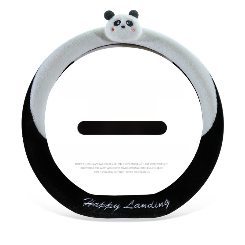 калъф за волан – изкуствен плюш, неплъзгащ се, топъл, райета; (материал: изкуствен плюш; модел: райета; монтаж: общ; шиене: машинно; сезон: зимен)