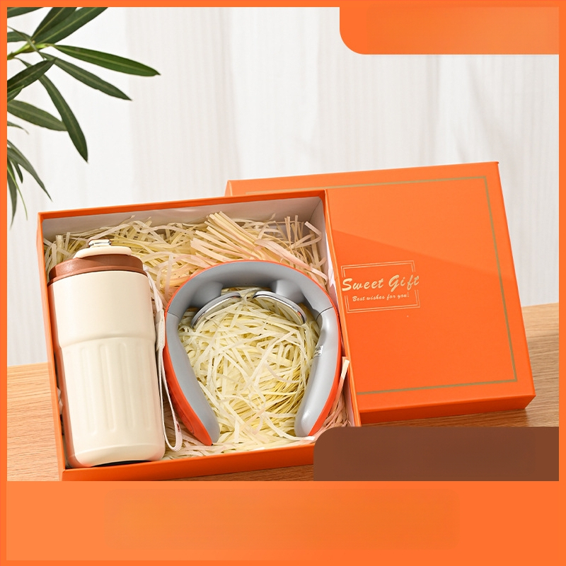 Üzleti ajándék termosz bögre egyedi logóval – 316 rozsdamentes acél, vákuum szigetelés 0–6 óra, nyomtatható logó, hordozó zsinórral, díszdobozos csomagolás