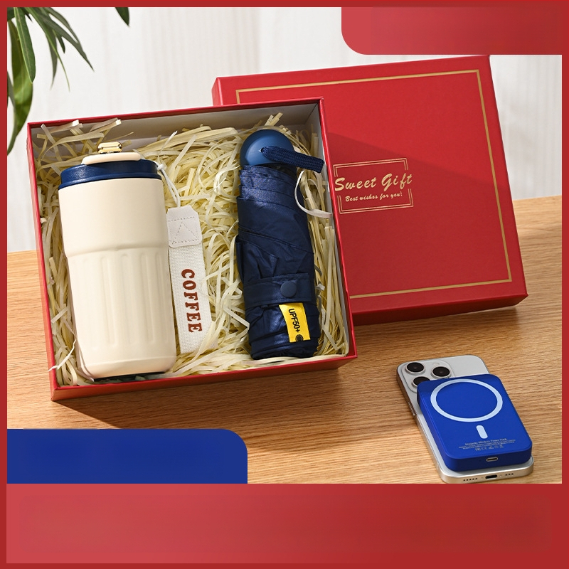 Üzleti ajándék termosz bögre egyedi logóval – 316 rozsdamentes acél, vákuum szigetelés 0–6 óra, nyomtatható logó, hordozó zsinórral, díszdobozos csomagolás