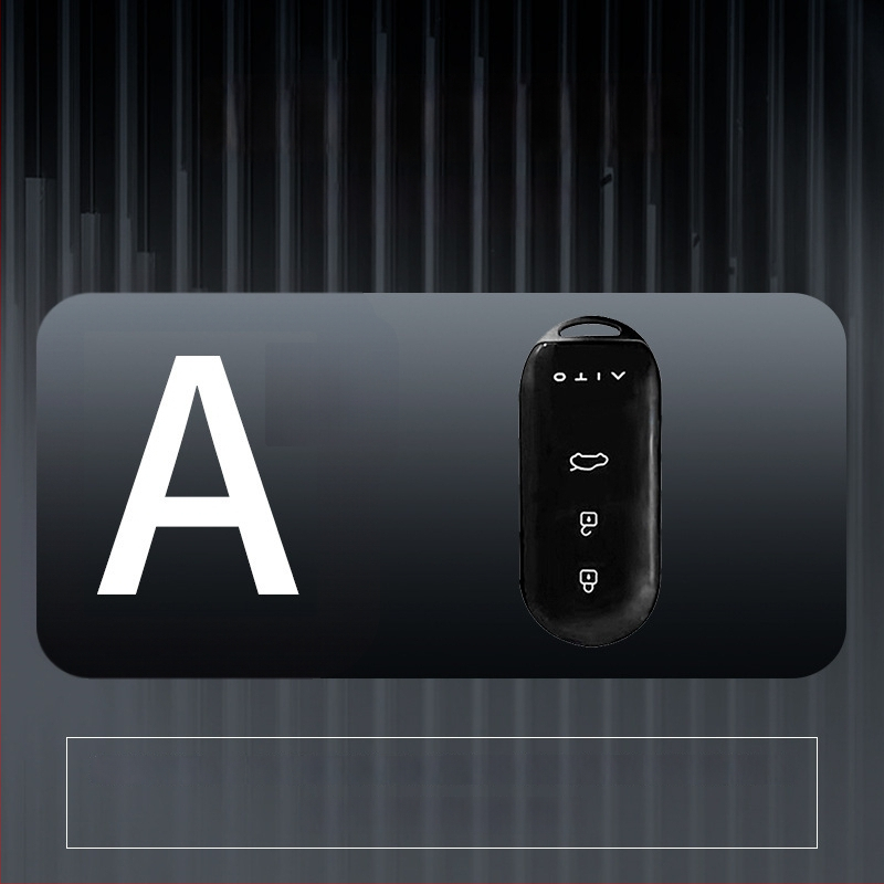 Калъф за автомобилен ключ Qijie M7/M5 EV – корпус от цинкова сплав и PU, пълно покритие, двустранен кожен дизайн, бизнес стил (2022)