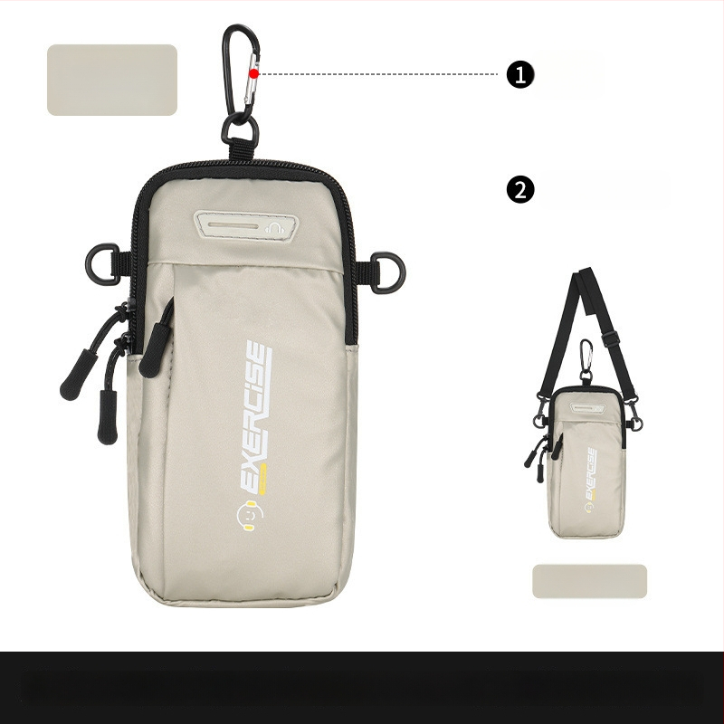Унисекс арм-баг за телефон за фитнес и бягане, дишащ Corduroy материал, подходящ за колоездене