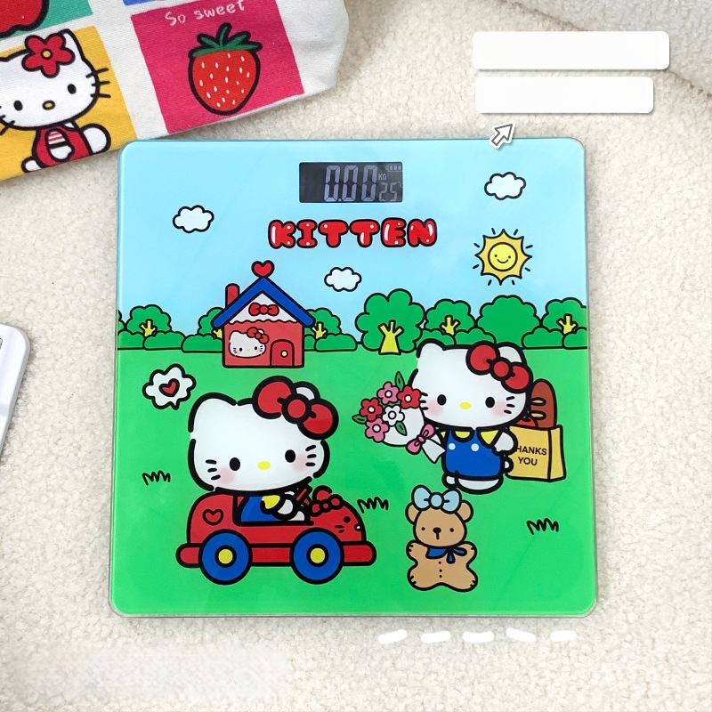 Cântar electronic de greutate, stil desen animat, alimentare cu baterie, capacitate maximă 180 kg