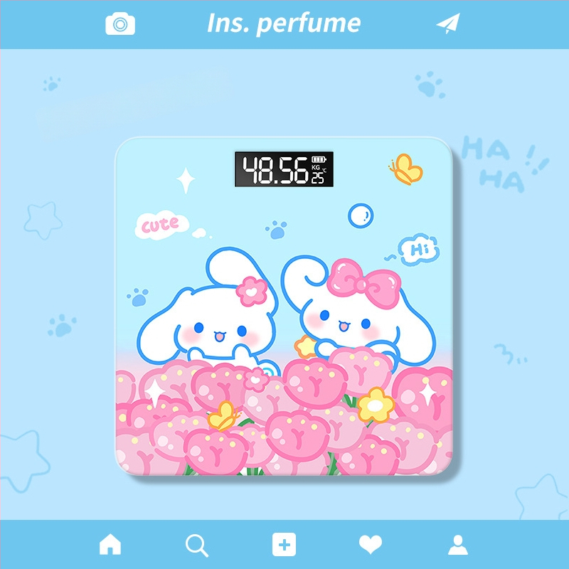 Cântar electronic de greutate, stil desen animat, alimentare cu baterie, capacitate maximă 180 kg
