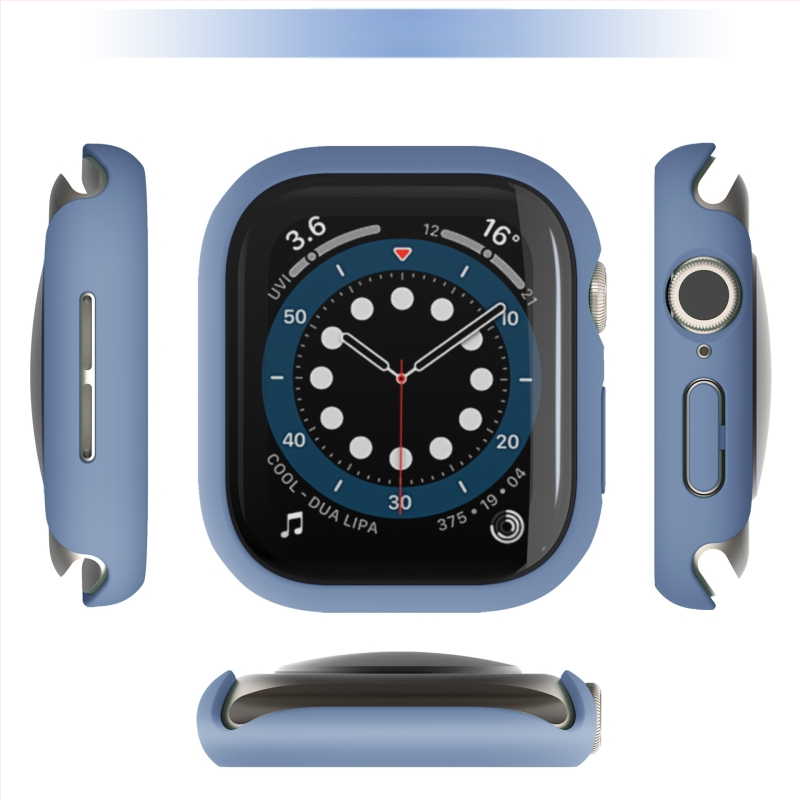 KEMOKA θήκη προστασίας για smartwatch με ενσωματωμένο PC περίβλημα και tempered φιλμ, συμβατή με iWatch 11 και S10