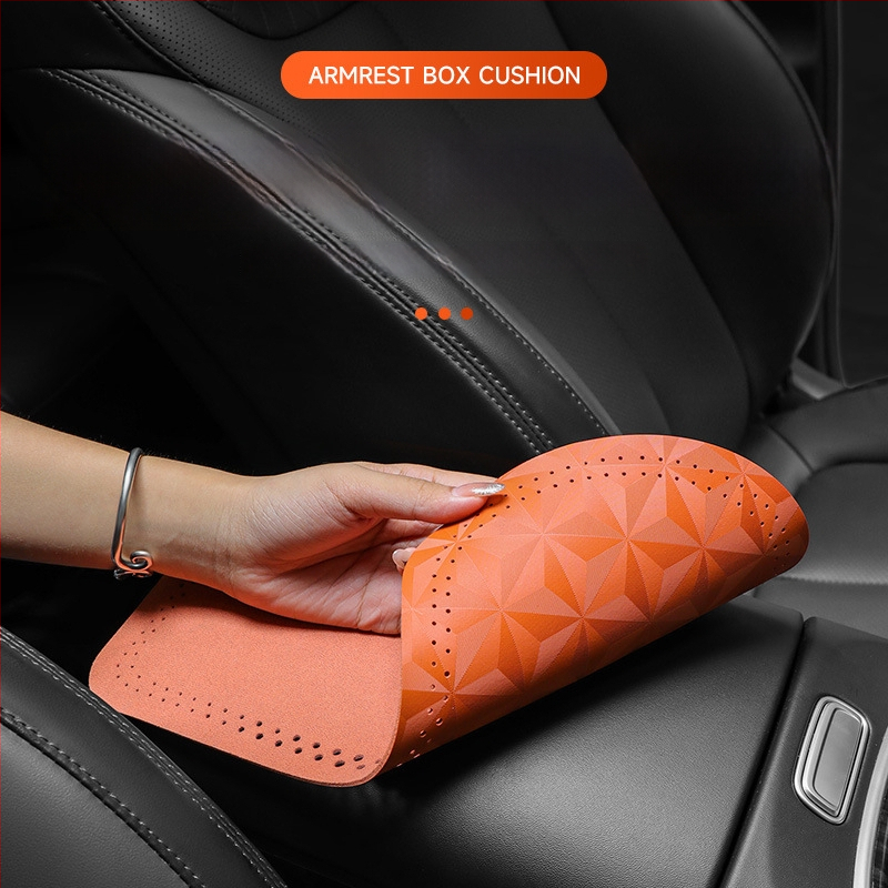 Замшев подлакътник за автомобил (Материал: замш; Произход: Гуанчжоу; Марка: Car Serving Workshop; Съвместимост: Универсални модели)