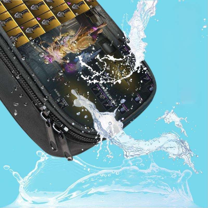 Несесер за моливи – PUBG Peace Elite тема, платнен, ръчно рисуван стил, за момчета и ученици