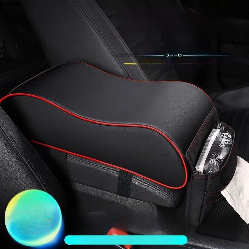 Автомобилен подлакътник — кожен повдигащ пад за централен подлакътник, универсално пасва, марка Xinyida/xiazhiwei