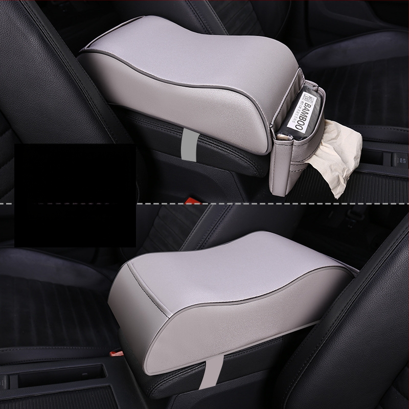 Автомобилен подлакътник — кожен повдигащ пад за централен подлакътник, универсално пасва, марка Xinyida/xiazhiwei
