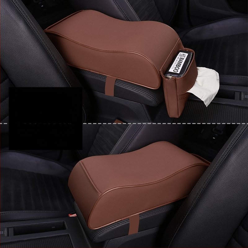 Автомобилен подлакътник — кожен повдигащ пад за централен подлакътник, универсално пасва, марка Xinyida/xiazhiwei