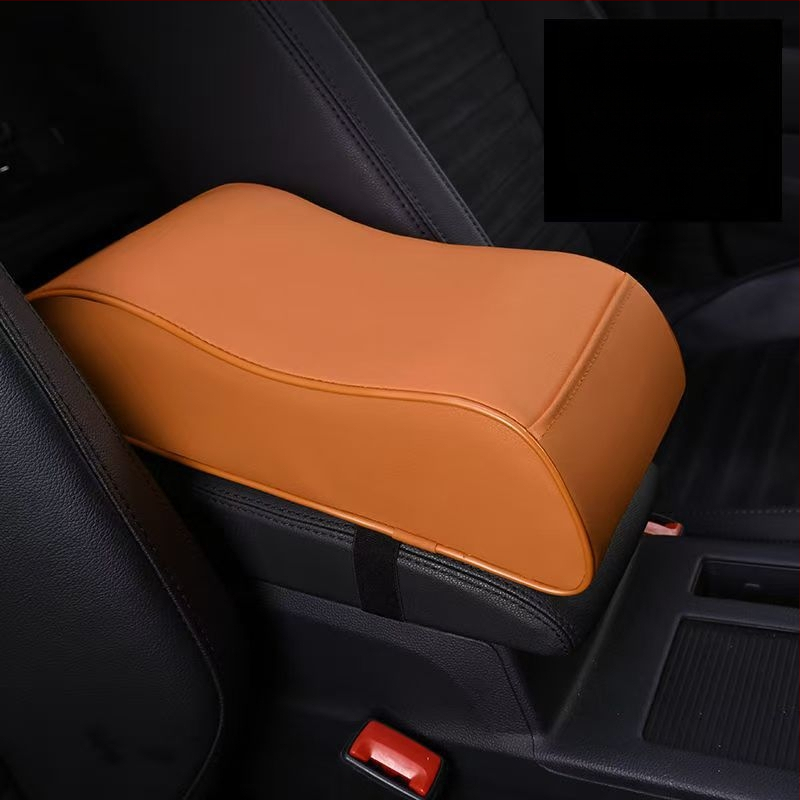 Автомобилен подлакътник — кожен повдигащ пад за централен подлакътник, универсално пасва, марка Xinyida/xiazhiwei