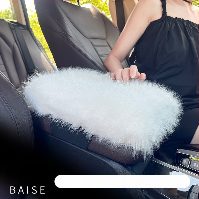 Подлакътникова подложка за кола, плюшена зимна удебелена, универсално покритие за централния конзол, персонализирана — Xuan ruyi