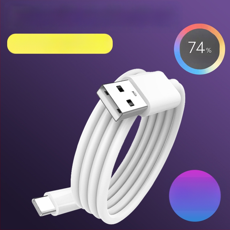 Longzhen KT-VO120W USB-C φορτιστής γρήγορης φόρτισης με καλώδιο για vivo Y35+