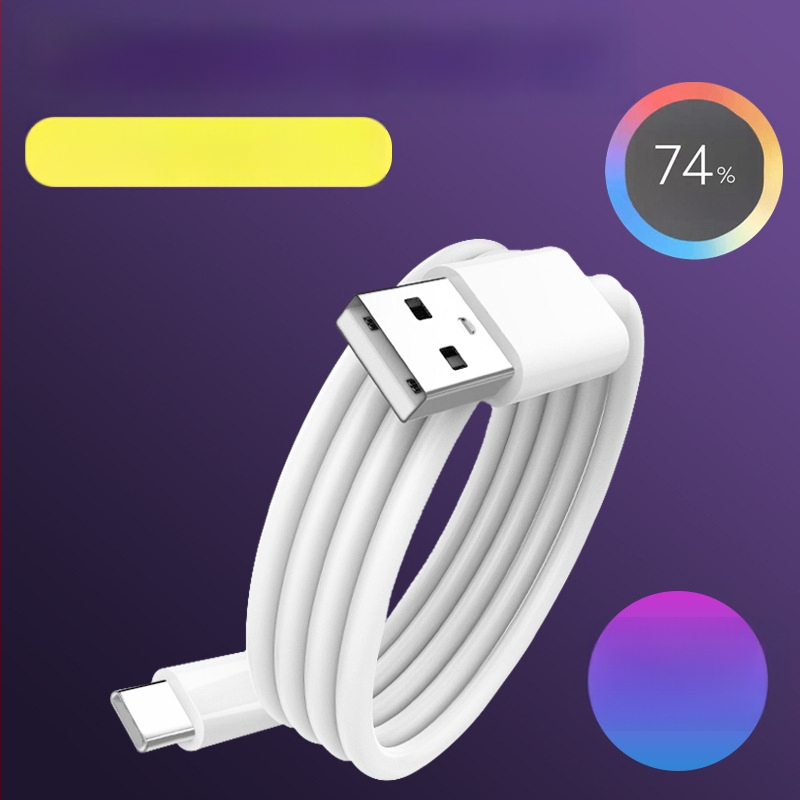 Longzhen KT-VO120W USB-C φορτιστής γρήγορης φόρτισης με καλώδιο για vivo Y35+