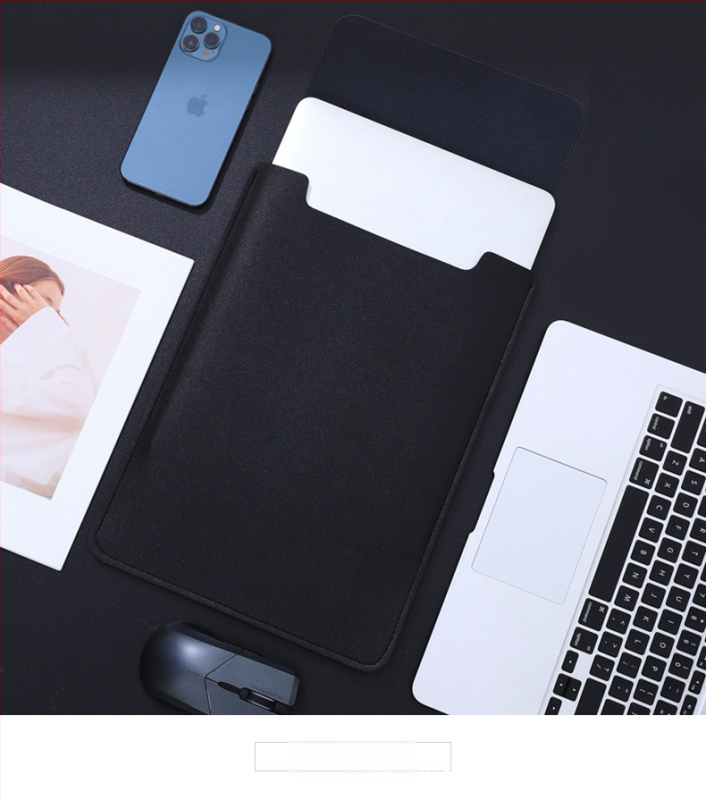 Чанта-лайнер за лаптоп MacBook – водоустойчива, ултралека и подходяща за съхранение; PVC външна част с облицовка от синтетична кожа; Geiger, бизнес елит стил, пролет 2025