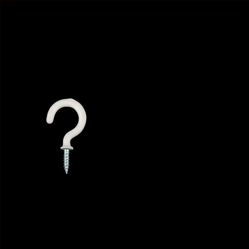 Σφυρήλατα αγκίστρια από σίδηρο για κούπες, σετ 10 τεμαχίων με βίδες αυτοτρύπαν, μοντέρνο και απλό σχέδιο, ικανότητα φόρτου 3–5 kg