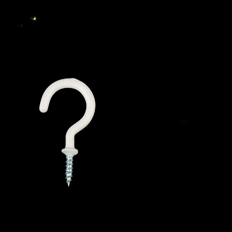 Σφυρήλατα αγκίστρια από σίδηρο για κούπες, σετ 10 τεμαχίων με βίδες αυτοτρύπαν, μοντέρνο και απλό σχέδιο, ικανότητα φόρτου 3–5 kg