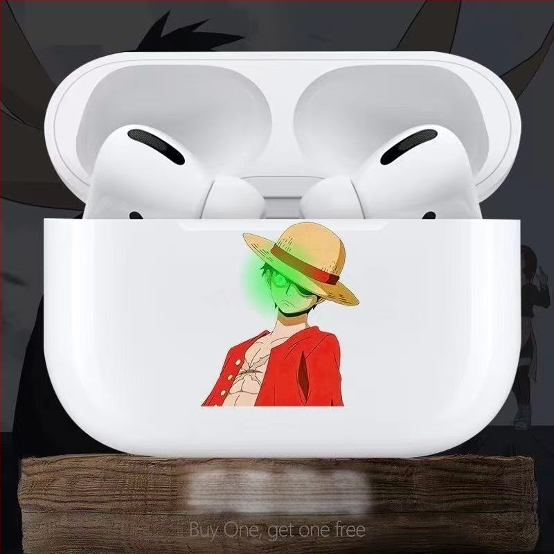 Kućište s otvorenim poklopcem i svijetlim crtić dizajnom za AirPods Pro 2. generaciju i Pro 5. generaciju, mekani omotač za Apple 3. generaciju