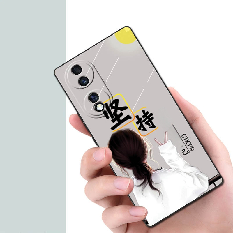 Силиконов калъф за Huawei Honor 70, 5G, пълно покритие, удароустойчив