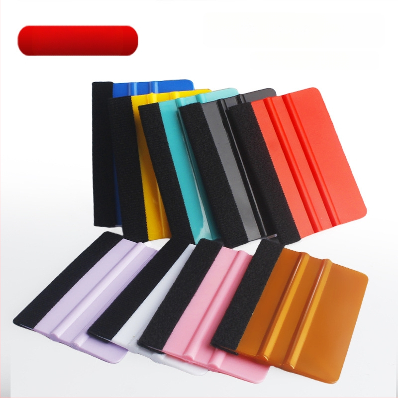 Скрапер за автомобилни фолиа, двустранен квадратен, от PP пластмаса