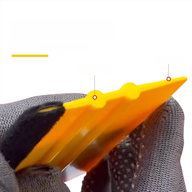 Скрапер за автомобилни фолиа, двустранен квадратен, от PP пластмаса