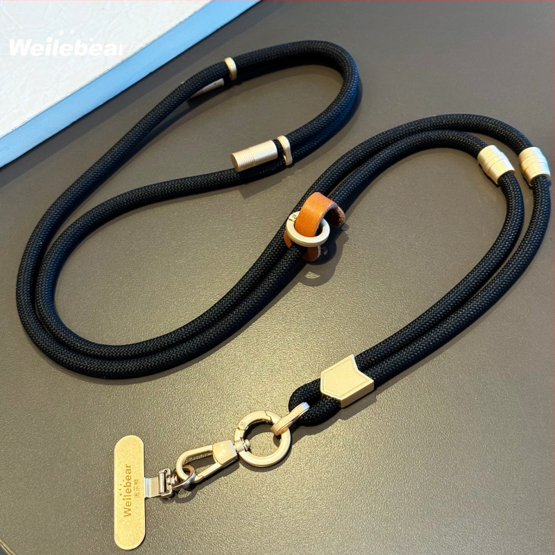 Tālruņa siksna ar crossbody un plaukstas siksnu — daudzfunkcionāla, regulējama kakla siksna, ērta ārpus telpām (Materiāls: Plastika; Forma: Sievietes; Tips: Tālruņa soma)