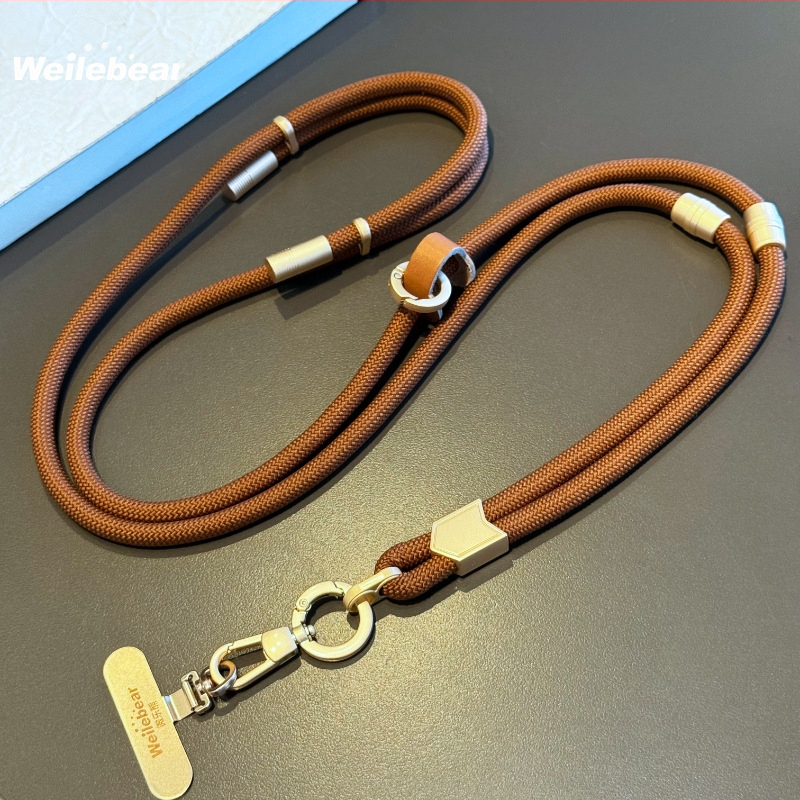 Tālruņa siksna ar crossbody un plaukstas siksnu — daudzfunkcionāla, regulējama kakla siksna, ērta ārpus telpām (Materiāls: Plastika; Forma: Sievietes; Tips: Tālruņa soma)