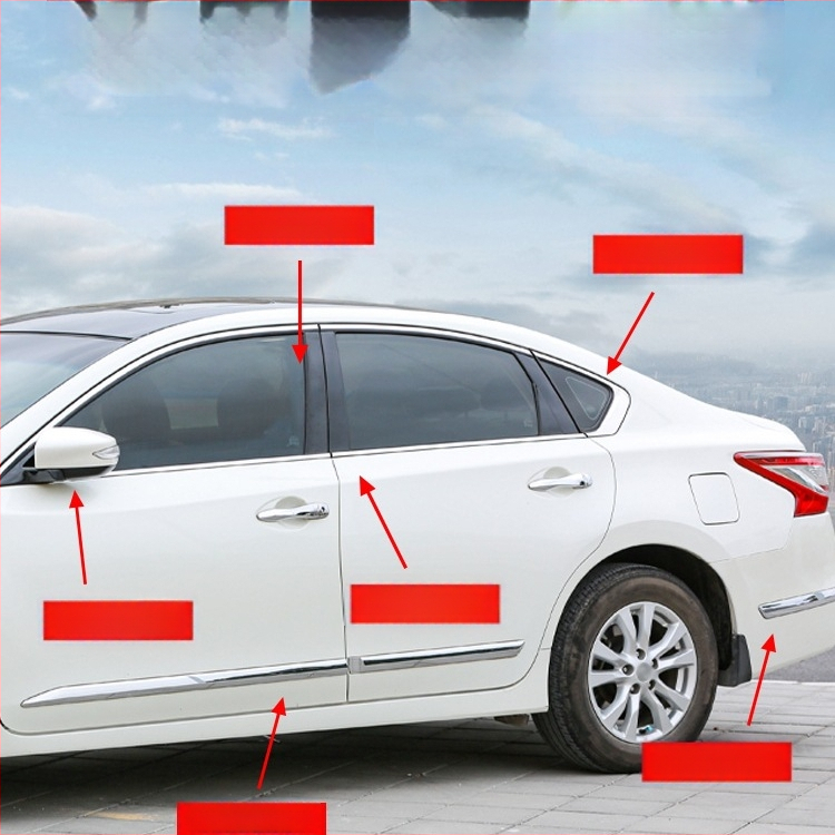 Auto kattevõrufilm süsinikkiust tekstuuriga, kroomitud akcent, PET-materjal, grill'i modifitseerimiseks