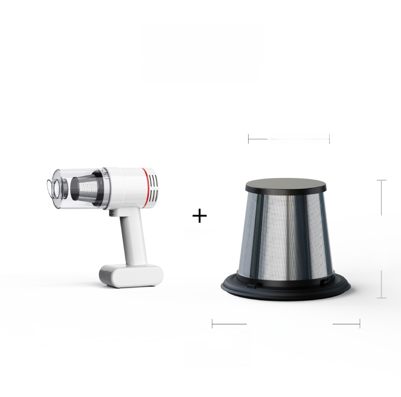 Портативна автомобилна прахосмукачка с метален HEPA филтър, миещ се, стерилизационна функция, 90W, 7.4V, 5500Pa всмукване