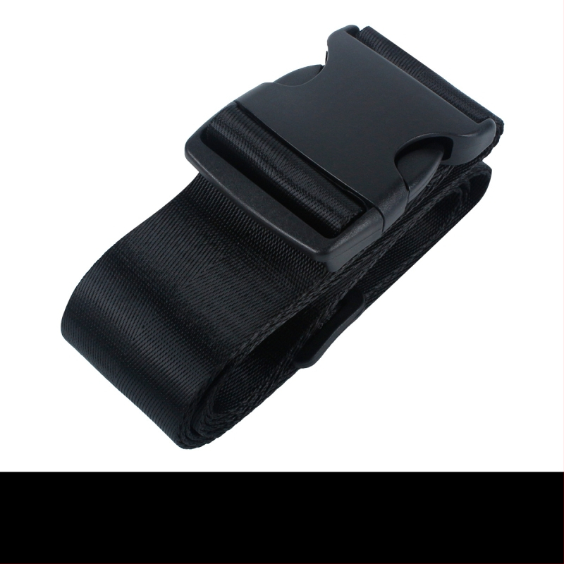 Keliaujamo bagažo diržas su kryžiniu saugos diržu, poliesteris, 2018 m. pavasaris