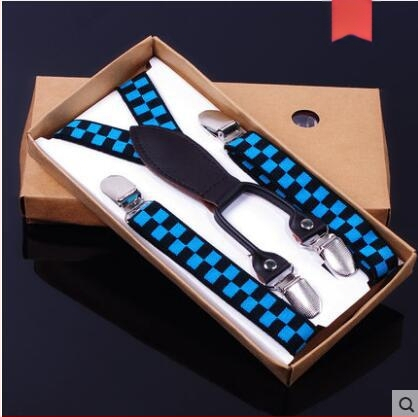 Clipuri pentru bretele copii – patru clipsuri, lungime reglabilă, elasticitate puternică, cruce în spate, unisex