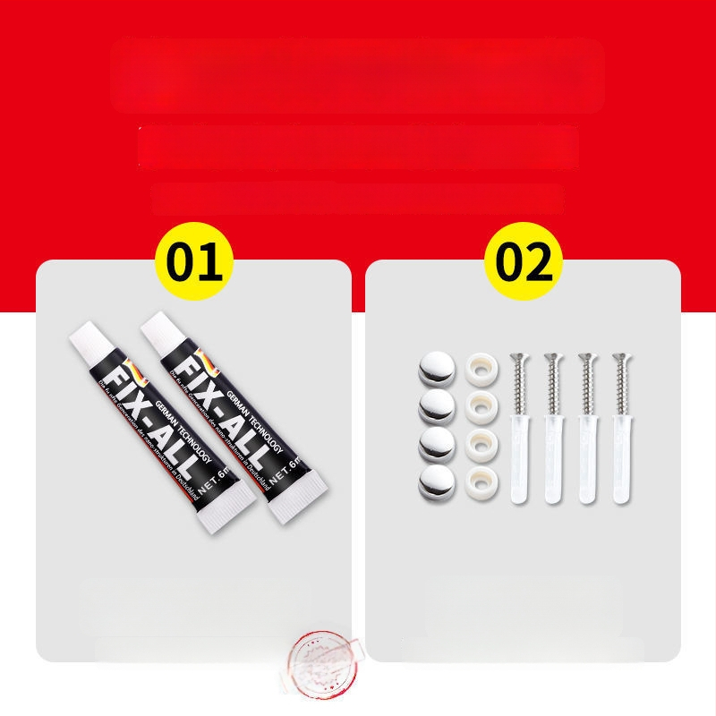 Ράγα πετσετών από ανοξείδωτο χάλυβα 304, χωρίς διάτρηση, 2 επίπεδα, μπάνιο, μέγιστο φορτίο 60 kg