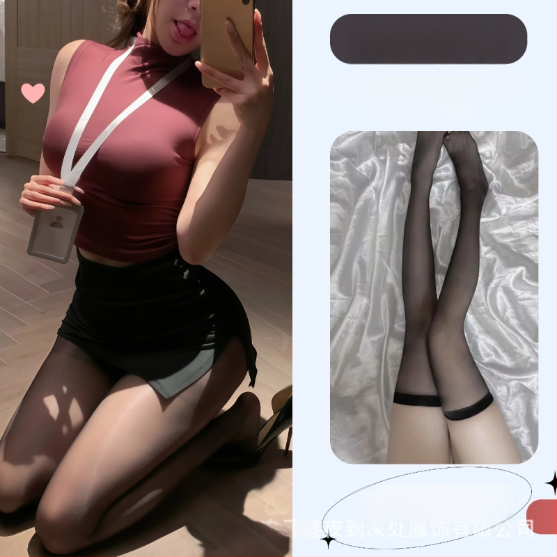 Боди с униформа за ролеви игра като секретарка, комплект бельо за жени, полиестер 90–95%, пролет 2025