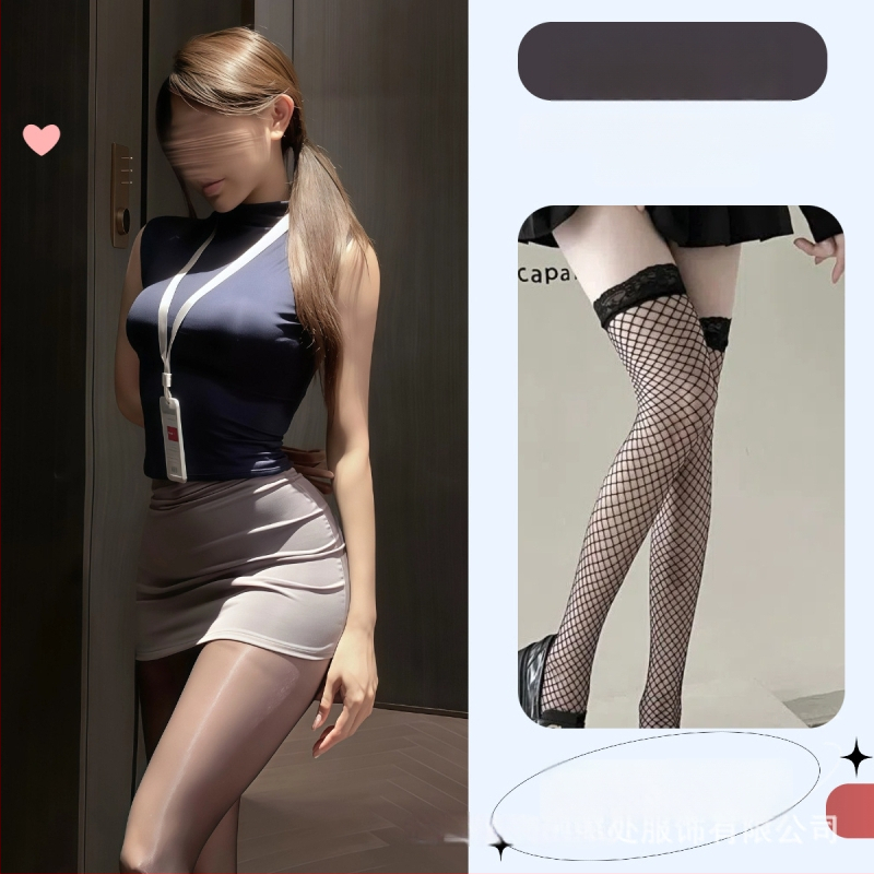 Боди с униформа за ролеви игра като секретарка, комплект бельо за жени, полиестер 90–95%, пролет 2025