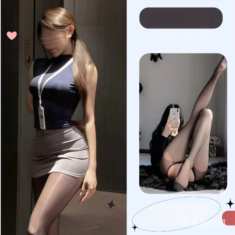 Боди с униформа за ролеви игра като секретарка, комплект бельо за жени, полиестер 90–95%, пролет 2025