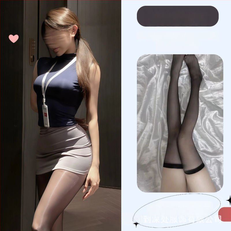 Боди с униформа за ролеви игра като секретарка, комплект бельо за жени, полиестер 90–95%, пролет 2025