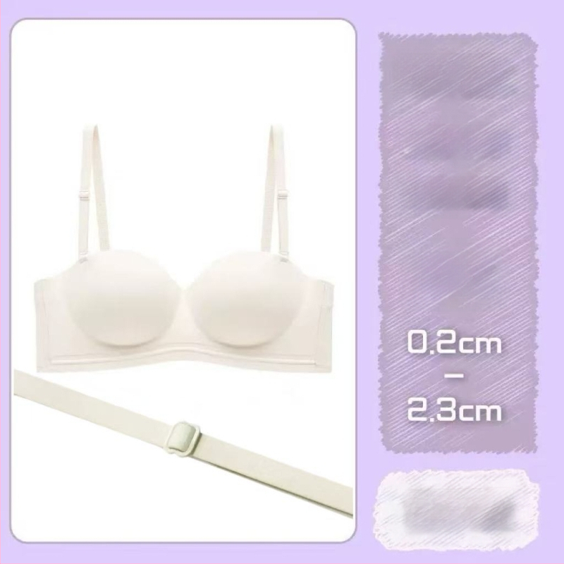 Сутиен за повдигане с чаши 1/2, дишащ найлон, отстраними двойни презрамки, закопчаване с четири реда куки, без метални пръстени