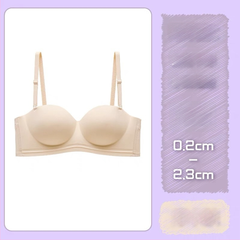 Сутиен за повдигане с чаши 1/2, дишащ найлон, отстраними двойни презрамки, закопчаване с четири реда куки, без метални пръстени