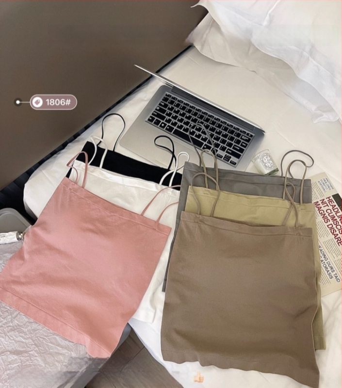 Потник без презрамки за бюст с формовани чаши, пълна чашка, дишащ найлон, стил жилетка