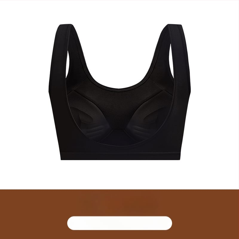 Памучен бюстгърт с обвивка около гърдите и потник (tube top), пълни чаши, 90-95% памук, корсетно вдъхновение, лек спортен стил, дишаща горна опора и оформяне на гърба, попиване на пот.