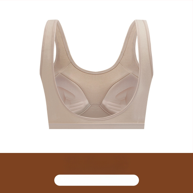 Памучен бюстгърт с обвивка около гърдите и потник (tube top), пълни чаши, 90-95% памук, корсетно вдъхновение, лек спортен стил, дишаща горна опора и оформяне на гърба, попиване на пот.